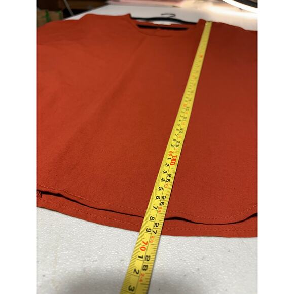 Entro Orange Loose-Fit Blouse – Size Medium - Picture 3 of 7